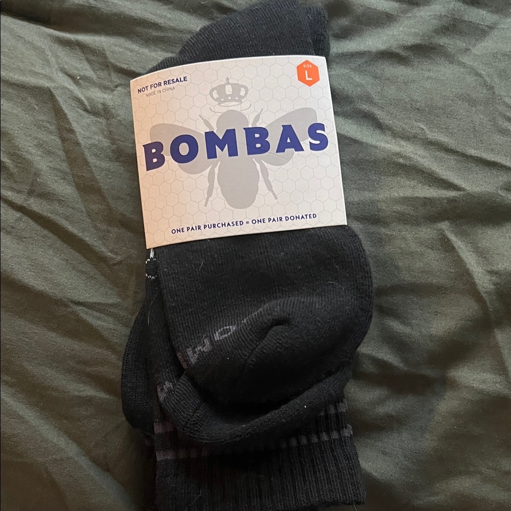 Bombas Men's Charcoal Casual Socks